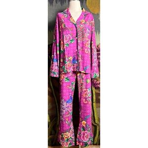 Johnny Was Carly Danarhta Pajama Set L